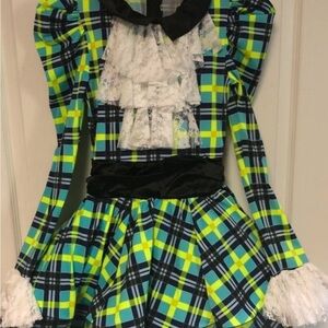 Woodbridge Costumes Dancewear (plaid/lace) MC-062 (medium) Children’s